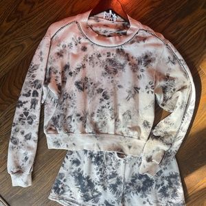 Pam & Gela 🪩 Rhinestone Tie-Dye Sweatshirt
